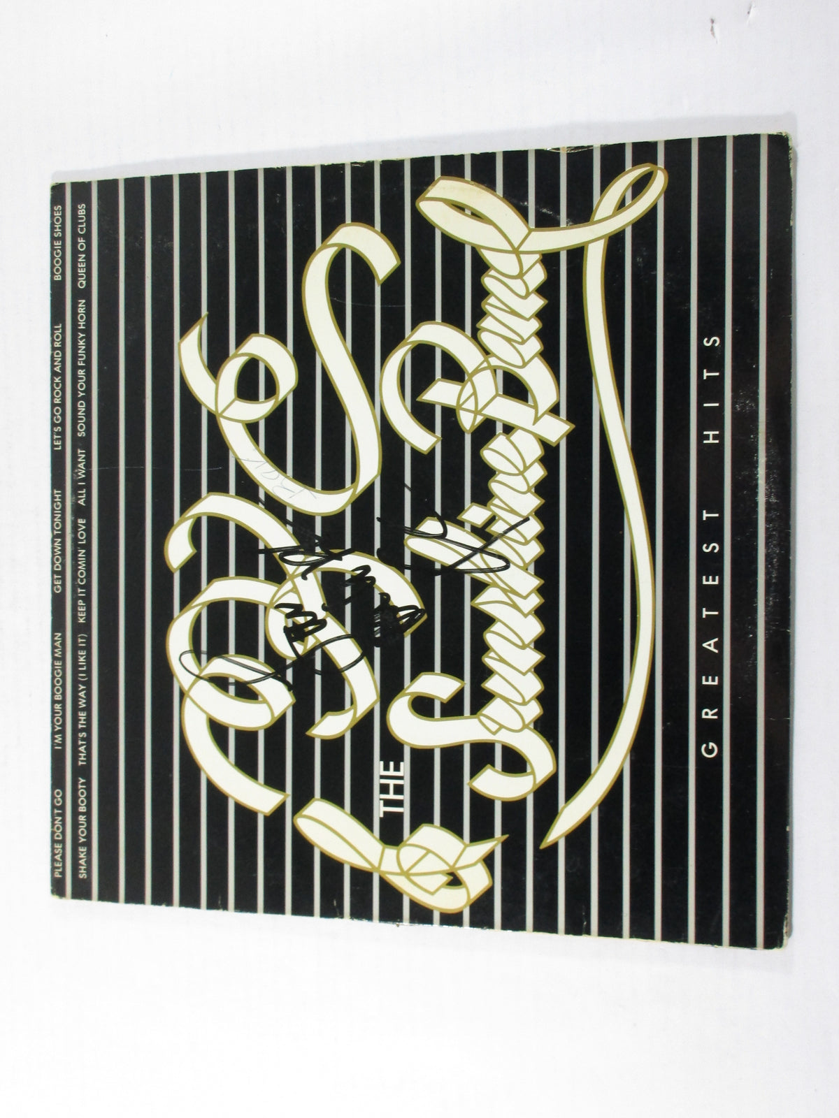 Harry Wayne Casey Signed Album KC & The Sunshine Band Greatest Hits AUTO Pic2