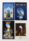 Lot of (4) Different Super Bowl Media Guides 15 16 21 22