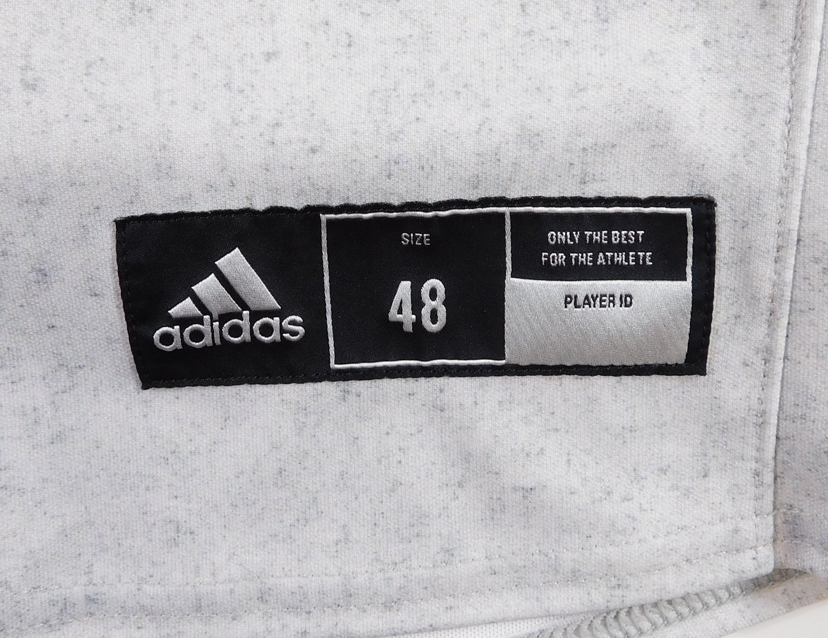 Kansas Jayhawks Blank XII Game Issued Grey Adidas Baseball Jersey - Size 48 Pic2