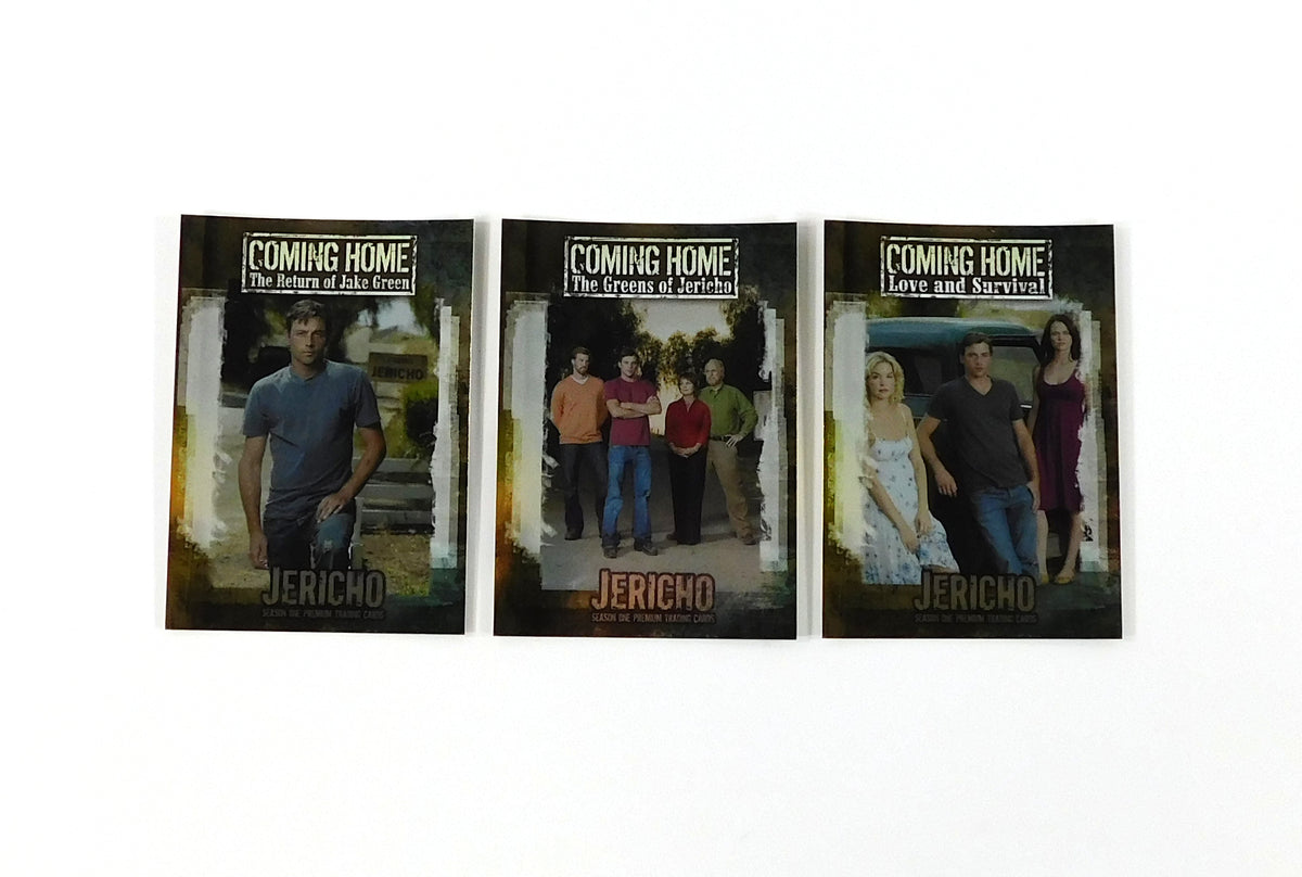 2007 Inkworks Jericho Season 1 Coming Home Box Loaders Chase Card Set (3)