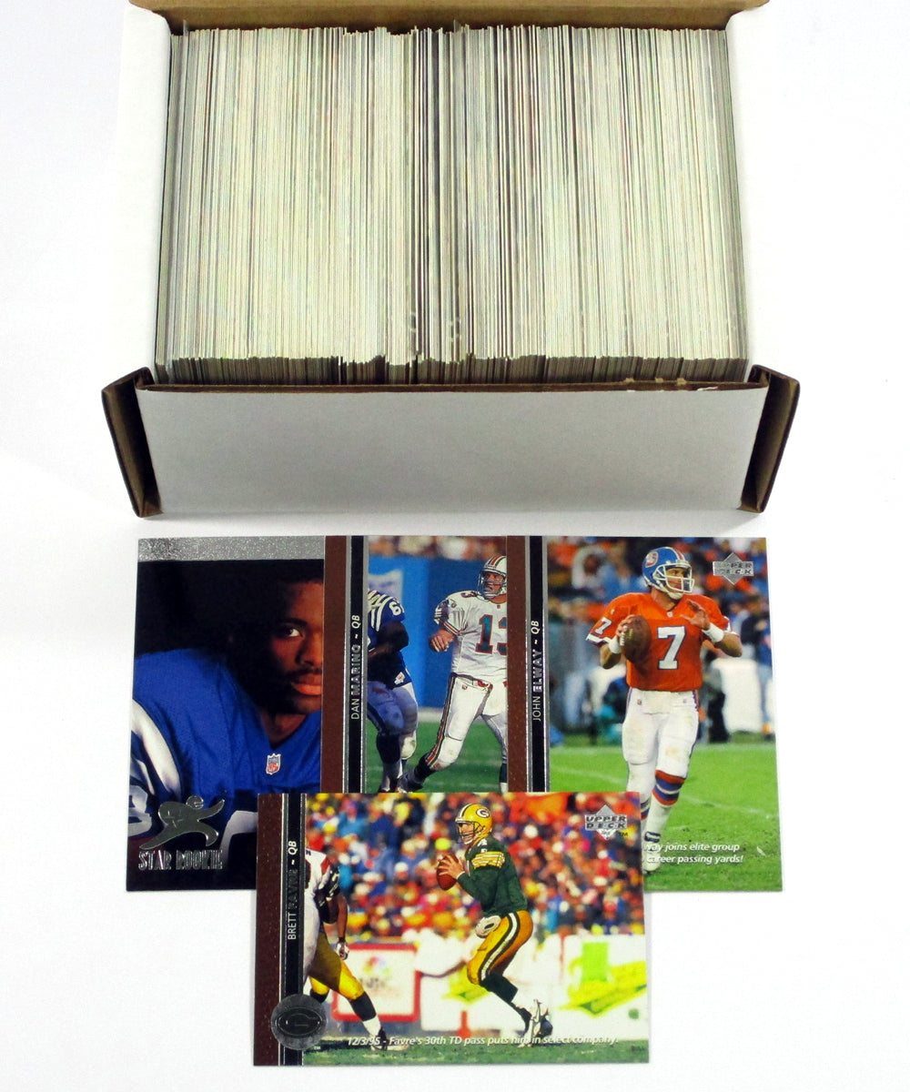 1996 Upper Deck Football Set (1-300) Harrison RC Marino Favre Elway
