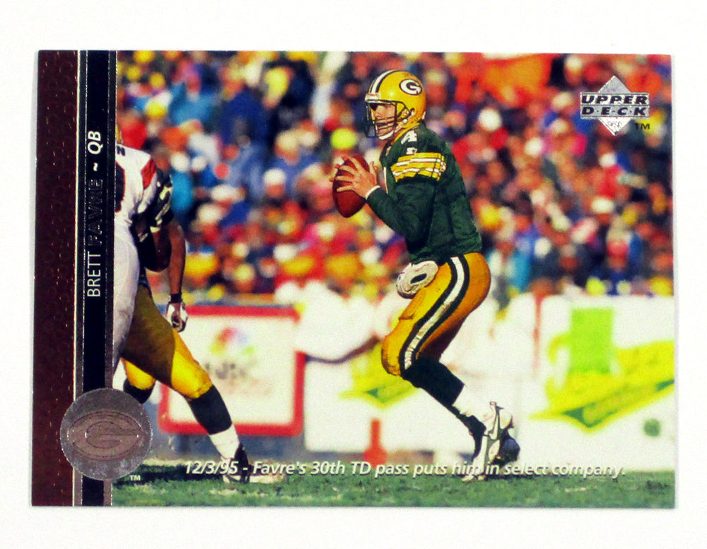1996 Upper Deck Football Set (1-300) Harrison RC Marino Favre Elway Pic2