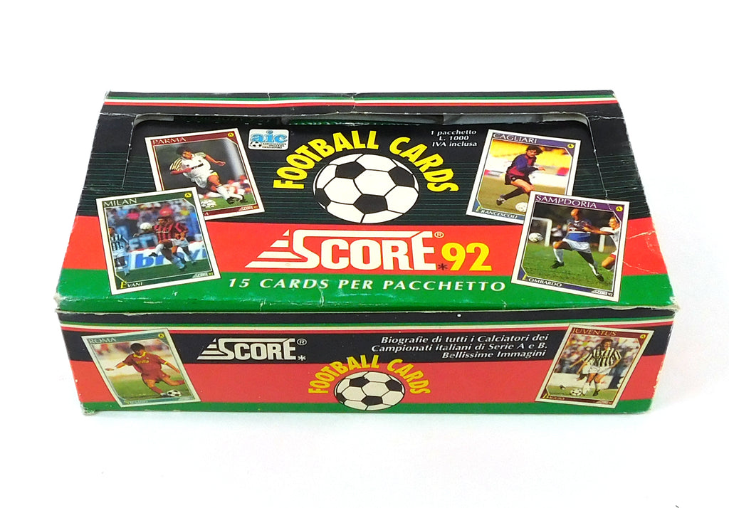 # 1992 Score Italy Soccer / Football Box (24 Packs) Italian AIC