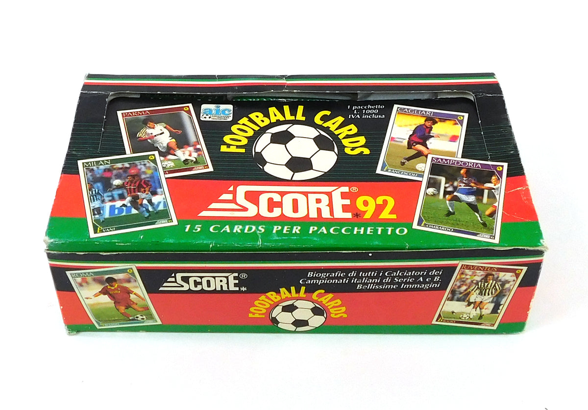 # 1992 Score Italy Soccer / Football Box (24 Packs) Italian AIC
