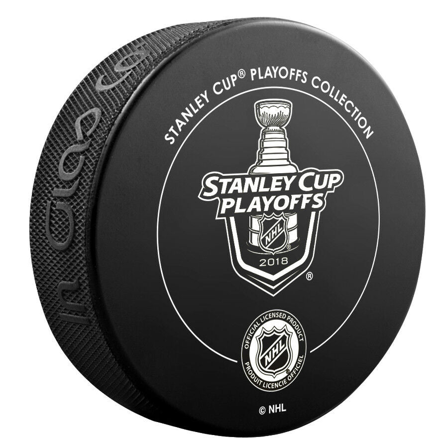 2018 Stanley Cup Western Conference Champions Golden Knights NHL Game Puck Pic2
