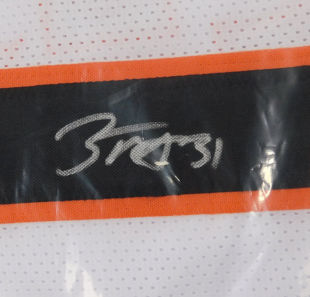 Zack Moss #31 Signed Cincinnati Bengals White Jersey Beckett Auto COA Pic2