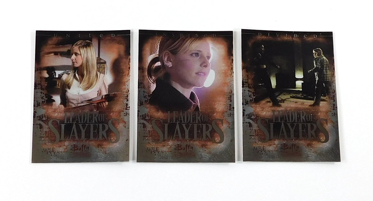 2007 Buffy the Vampire Slayer 10th Anniversary Leader of Slayers Card Set (3)