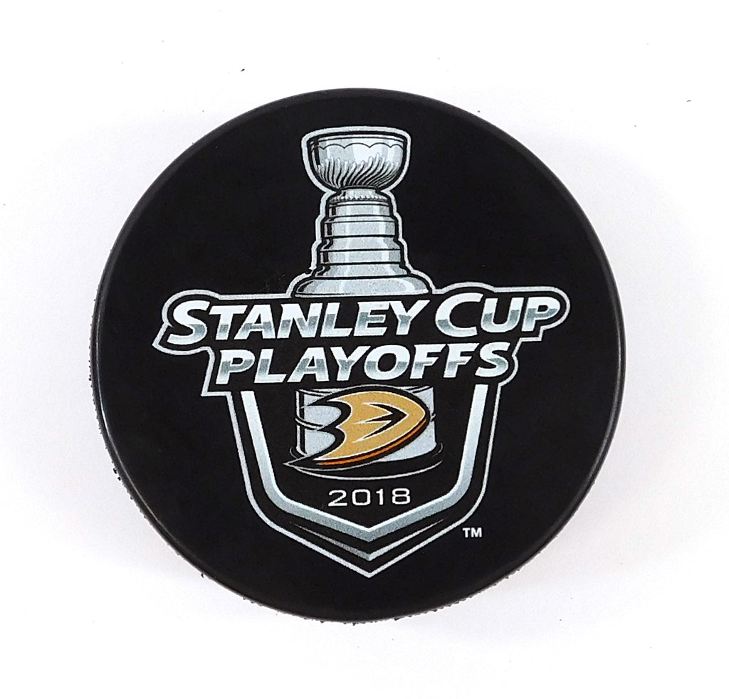 2018 Stanley Cup Playoffs Anaheim Ducks Logo Official NHL Hockey Puck