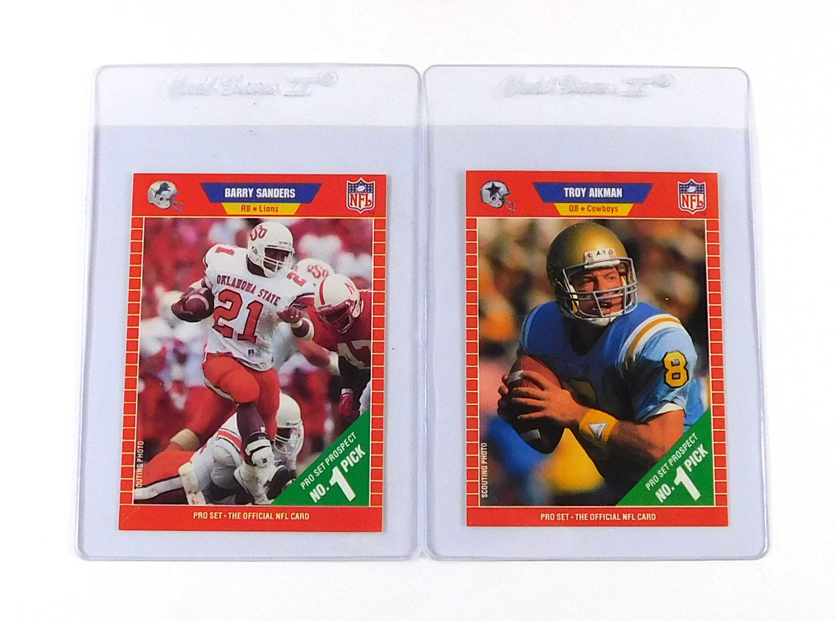 # 1989 Pro Set Complete Football Set (560) Nm-Mt Troy Aikman RC Barry Sanders RC Pic2