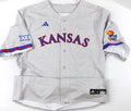 Kansas Jayhawks Blank XII Game Issued Grey Adidas Baseball Jersey - Size 52