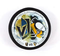 2017 T-Mobile Arena Golden Knights vs Penguins Official NHL Hockey Puck
