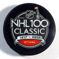 2017 NHL 100 Classic Ottawa Official Hockey Puck