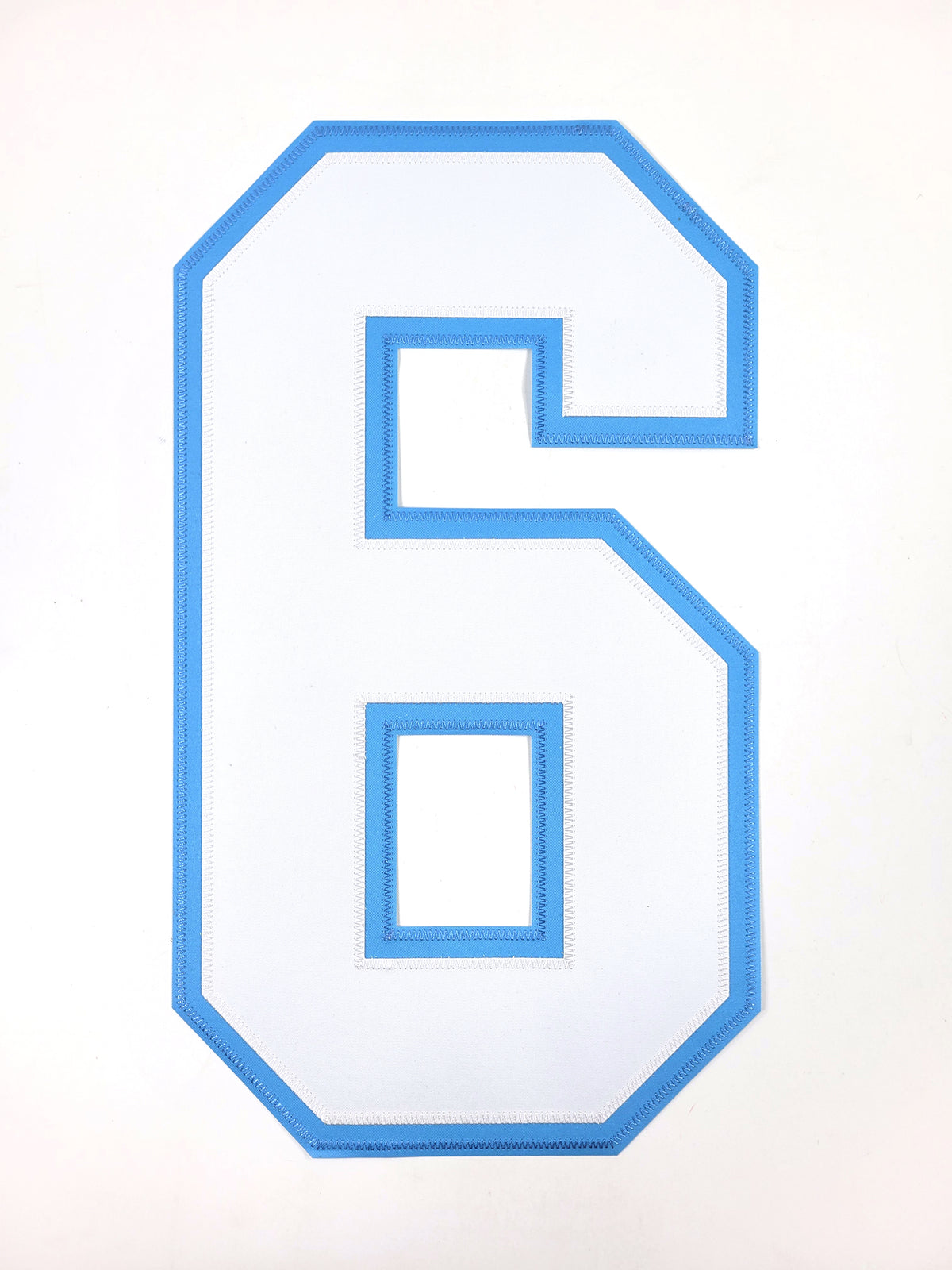 Utah Hockey Club #6 Iron-On Tackle Twill Jersey Number Patch Back 6
