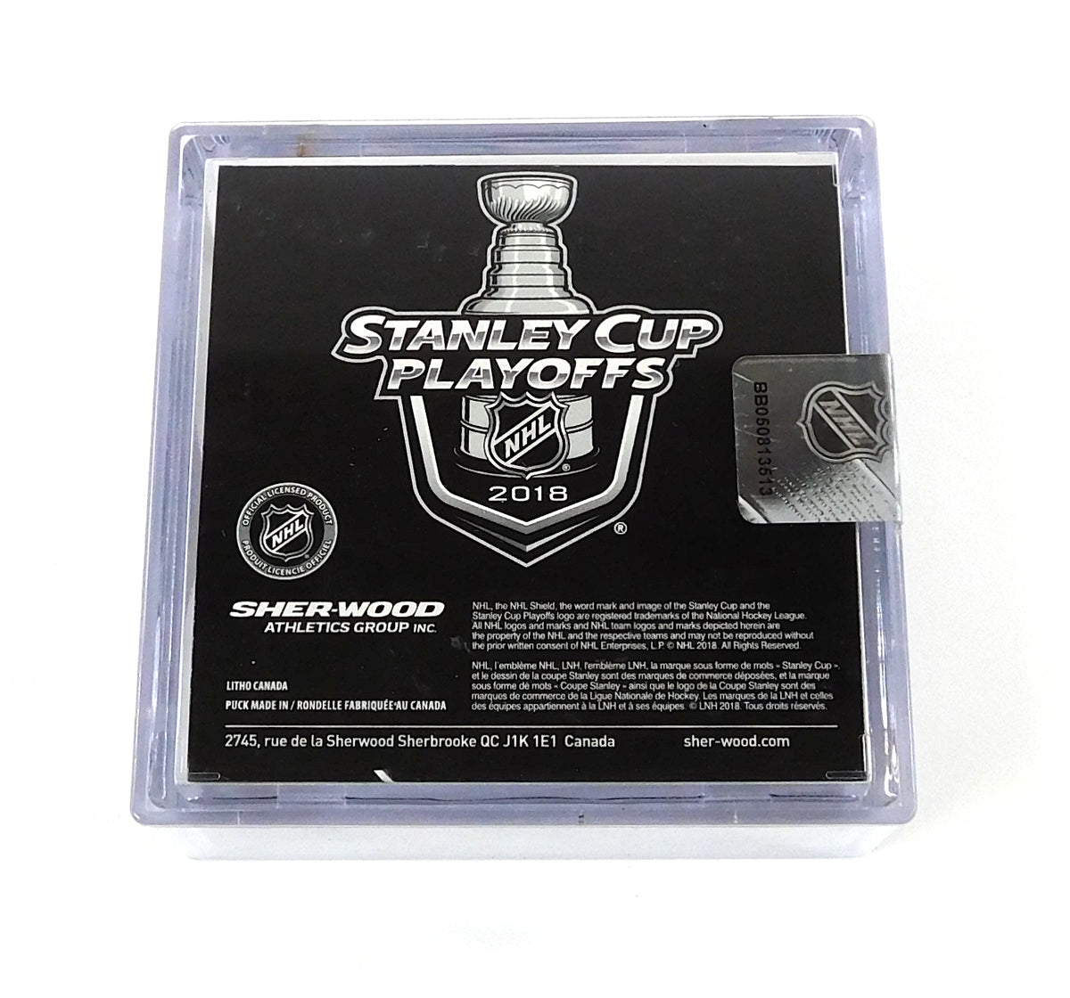 2018 Stanley Cup Playoffs Toronto Maple Leafs Official NHL Game Puck New in Cube Pic2