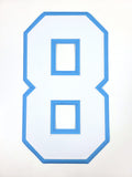 Utah Hockey Club #8 Iron-On Tackle Twill Jersey Number Patch Back 8
