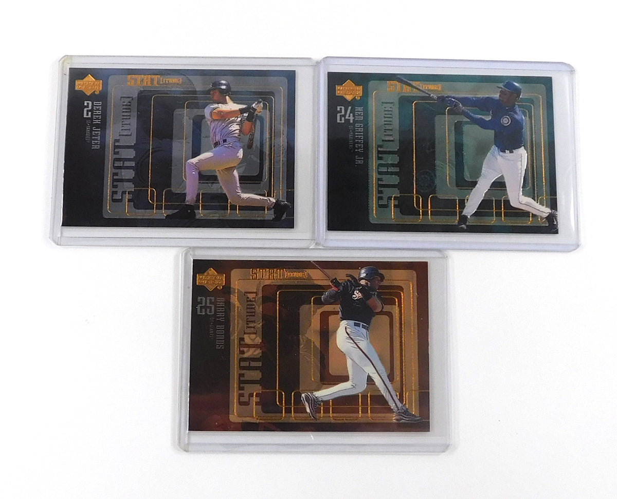 2000 Upper Deck Statitude Baseball Insert Set (1-20) Ripken Jeter Maddux Pic2