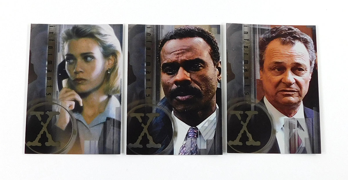 2005 Inkworks The X-Files Connections Informants Box Loaders Chase Card Set (3)