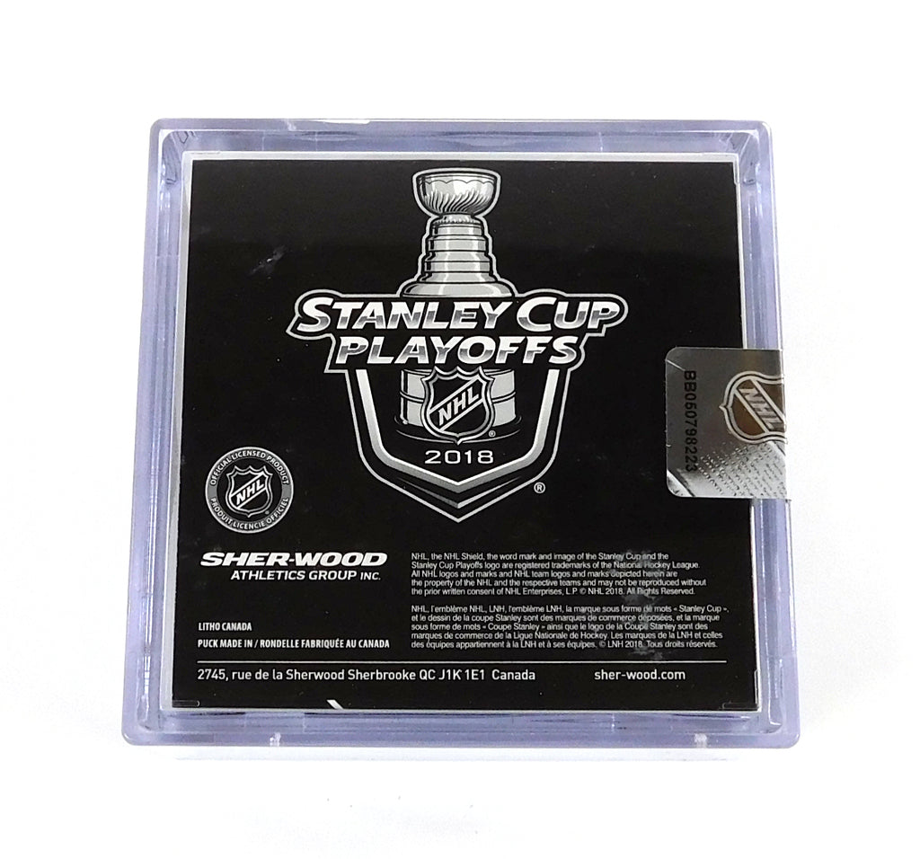2018 Stanley Cup Playoffs Minnesota Wild Official NHL Game Puck New in Cube Pic2