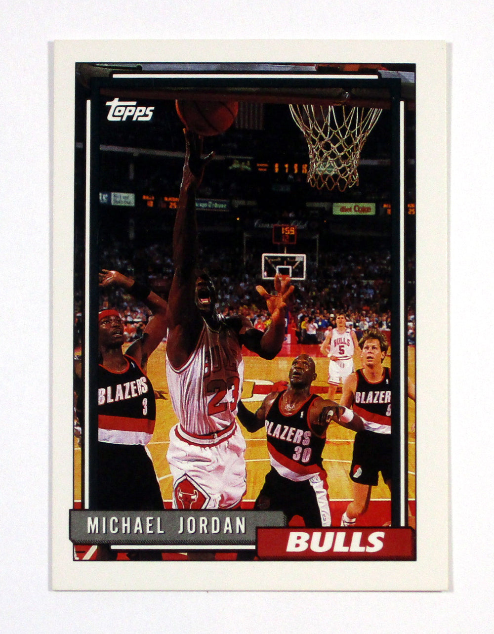 1992-93 Topps Michael Jordan #141 Bulls Blank Back Rare