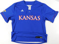 Kansas Jayhawks #40 Game Issued Royal Blue Adidas Baseball Jersey- Size 40