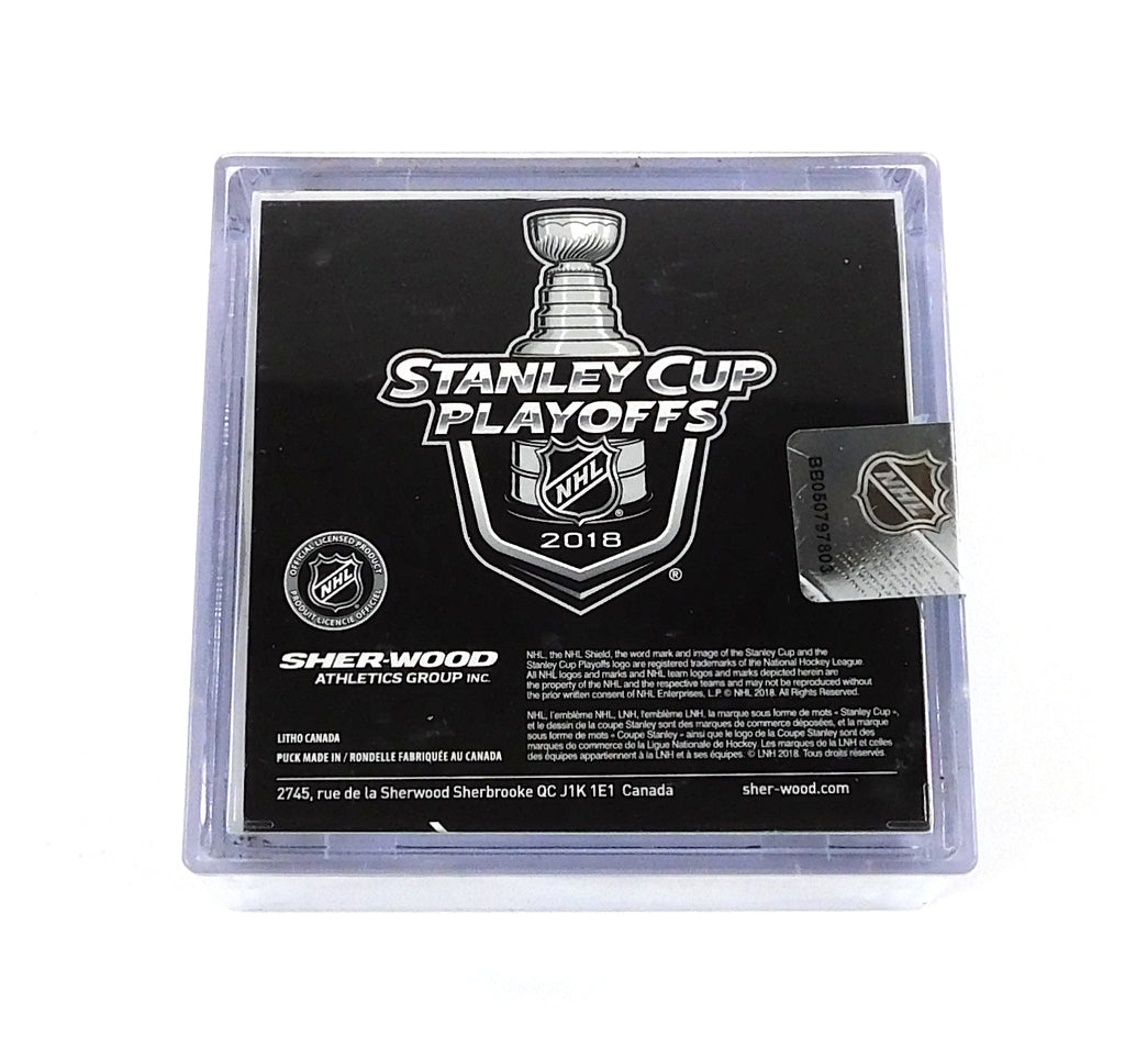 2018 Stanley Cup Playoffs Washington Capitals Official NHL Game Puck New in Cube Pic2