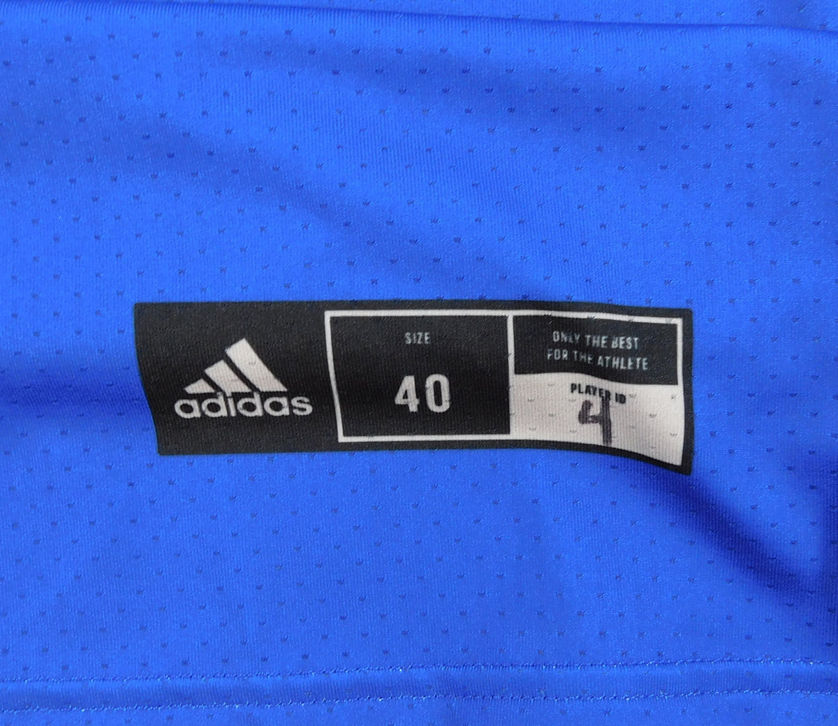 Kansas Jayhawks #40 Game Issued Royal Blue Adidas Baseball Jersey- Size 40 Pic2