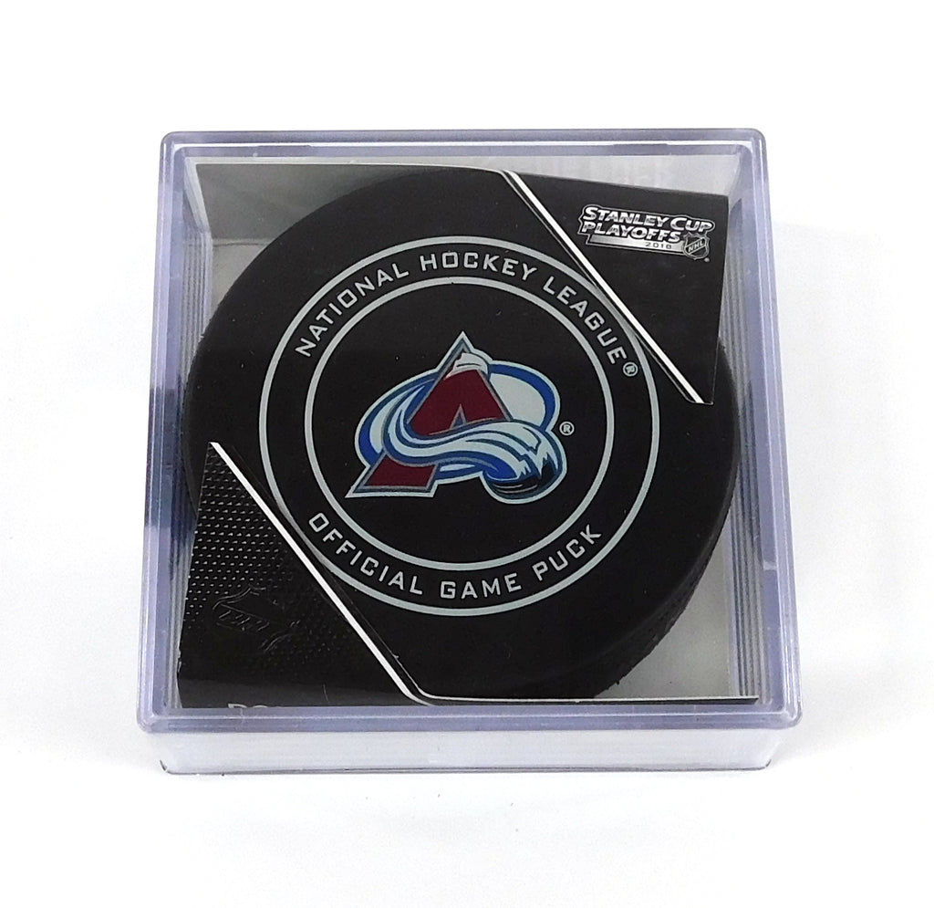2018 Stanley Cup Playoffs Colorado Avalanche Official NHL Game Puck New in Cube