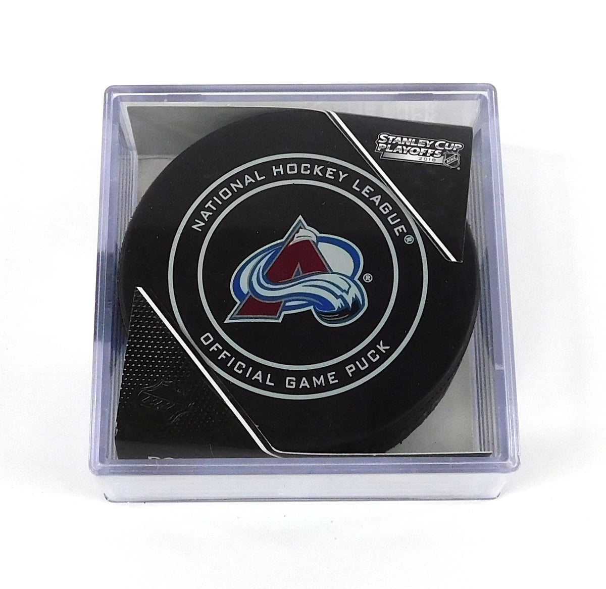 2018 Stanley Cup Playoffs Colorado Avalanche Official NHL Game Puck New in Cube