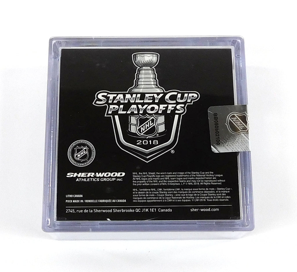 2018 Stanley Cup Playoffs Colorado Avalanche Official NHL Game Puck New in Cube Pic2