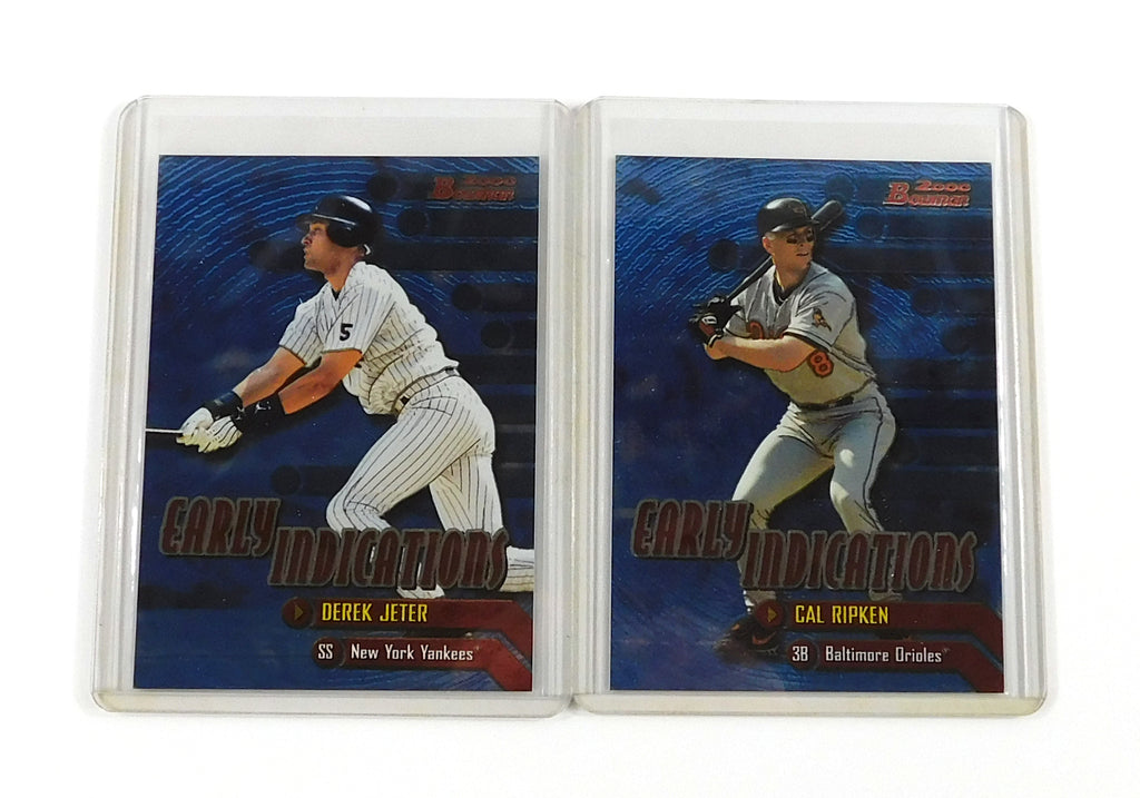 2000 Bowman Early Indications Baseball Insert Set (E1-10) Ripken Jeter McGwire Pic2