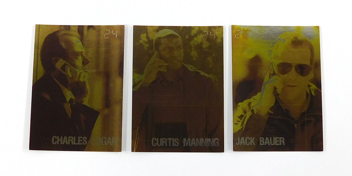 2008 Artbox 24 Season 5 Box Toppers Chase Card Set (BT1-BT3)