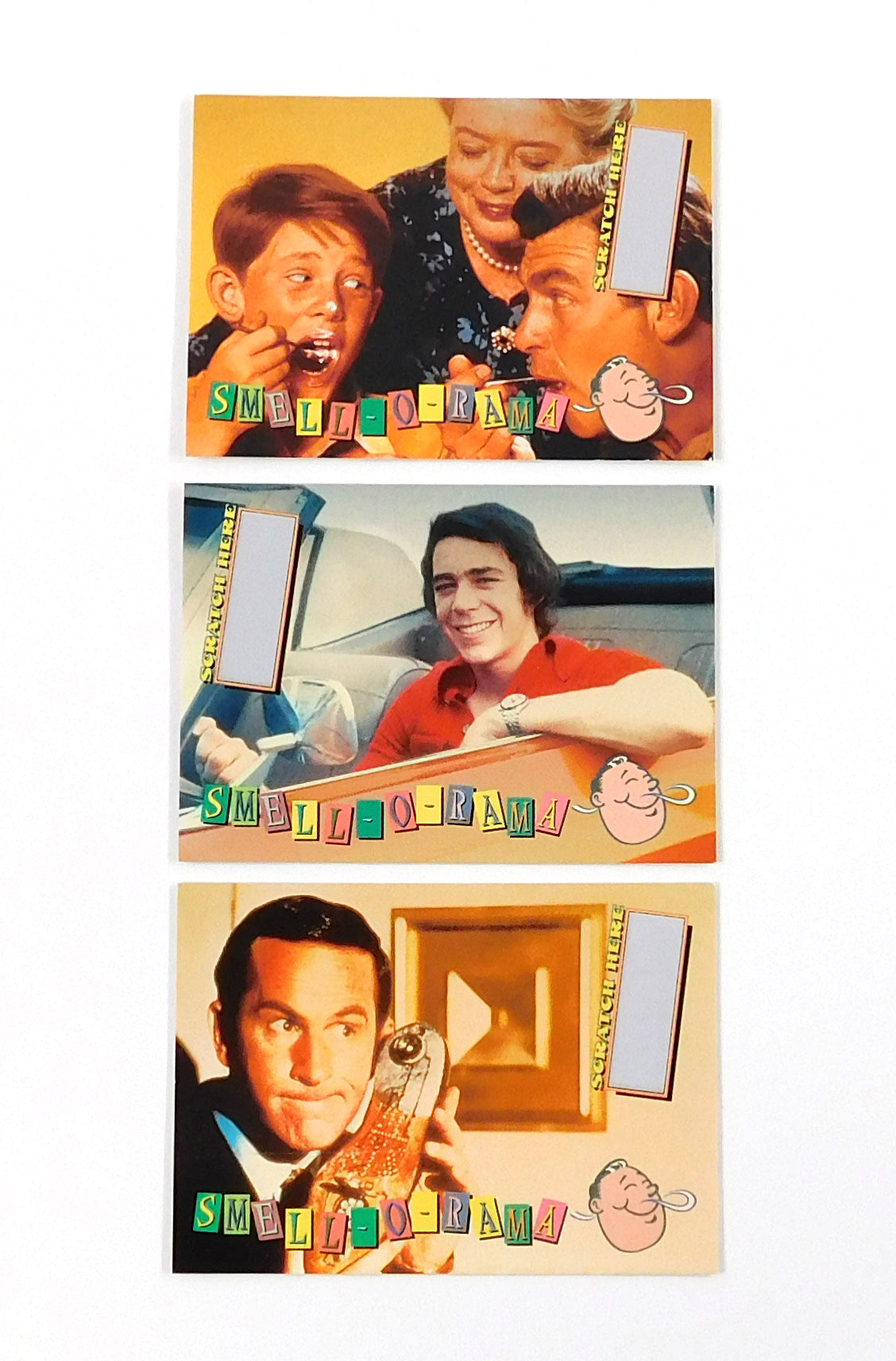 1998 Inkworks TV's Coolest Classics Smell-O-Rama Chase Card Set (S1-S3)