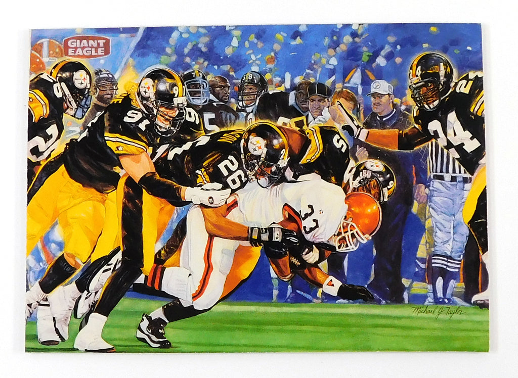 1995 Super Bowl Champs Pittsburgh Steelers Commemorative 9-Coin Set Giant Eagle Pic2