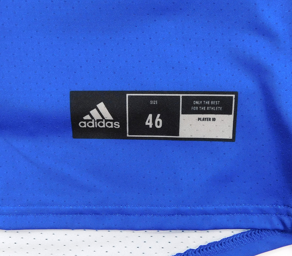 Kansas Jayhawks Blank XII Game Issued Royal Blue Adidas Baseball Jersey- Size 46 Pic2