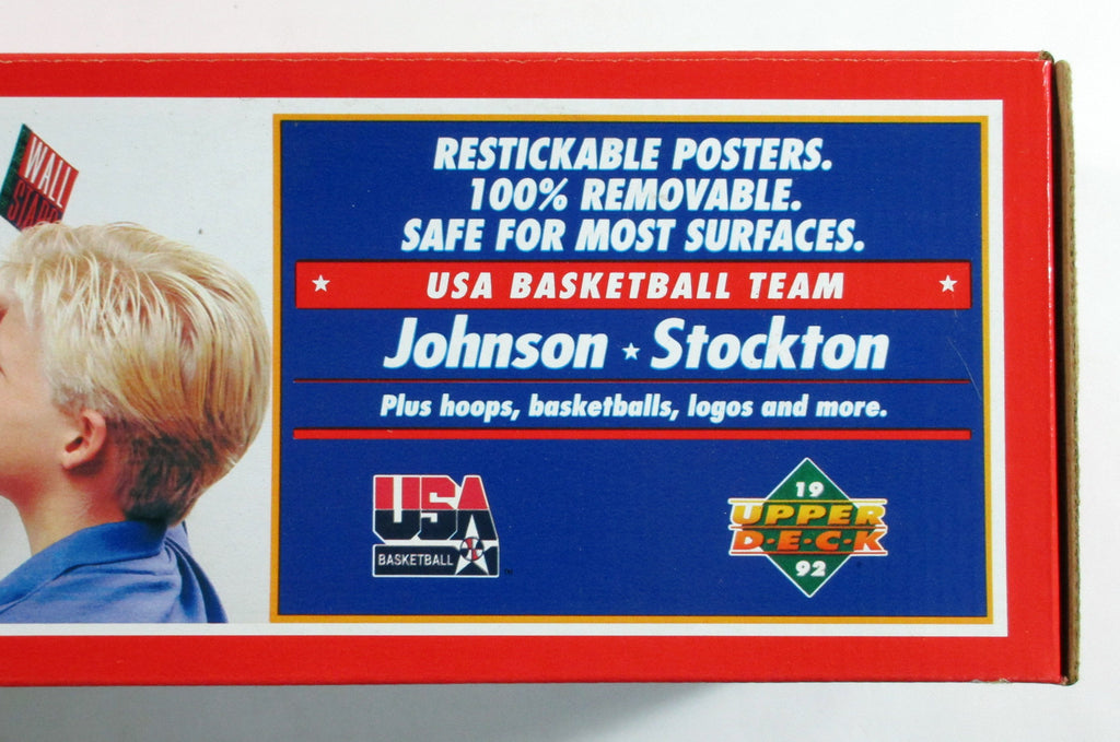 1992 UD Wall Stars USA Basketball Team Restickable Posters ^ Johnson / Stockton Pic2
