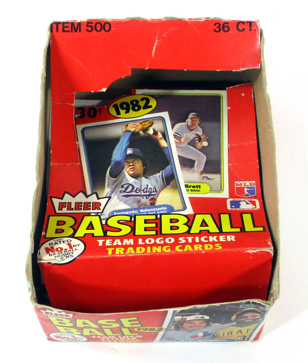 1982 Fleer Baseball EMPTY Box 36ct Item #500