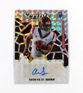 2021 Panini Mosaic Draft Picks Scripts Amon-Ra St. Brown #26 RC Prizm USC Auto