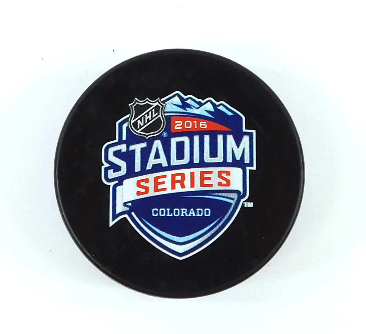 2016 Stadium Series Colorado NHL Official Hockey Puck