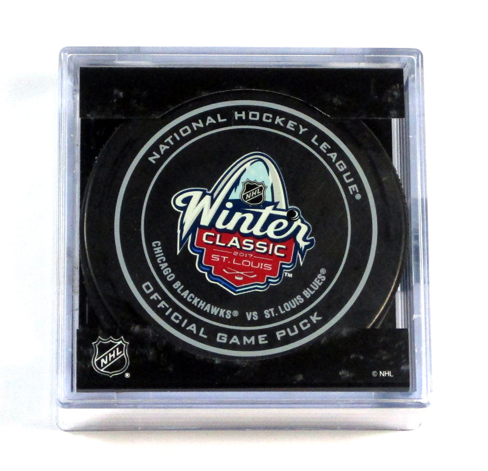 2017 Winter Classic St. Louis Blackhawks vs Blues NHL Official Game Puck New