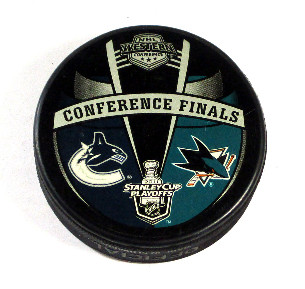 2011 Stanley Cup Playoffs Western Conference Finals Canucks vs Sharks NHL Puck