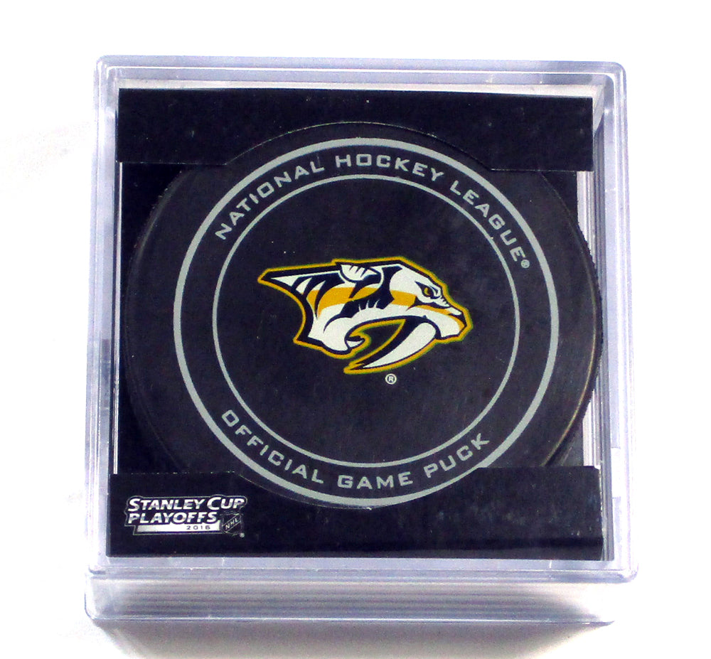 2016 Stanley Cup Playoffs Nashville Predators NHL Official Game Puck Sealed New