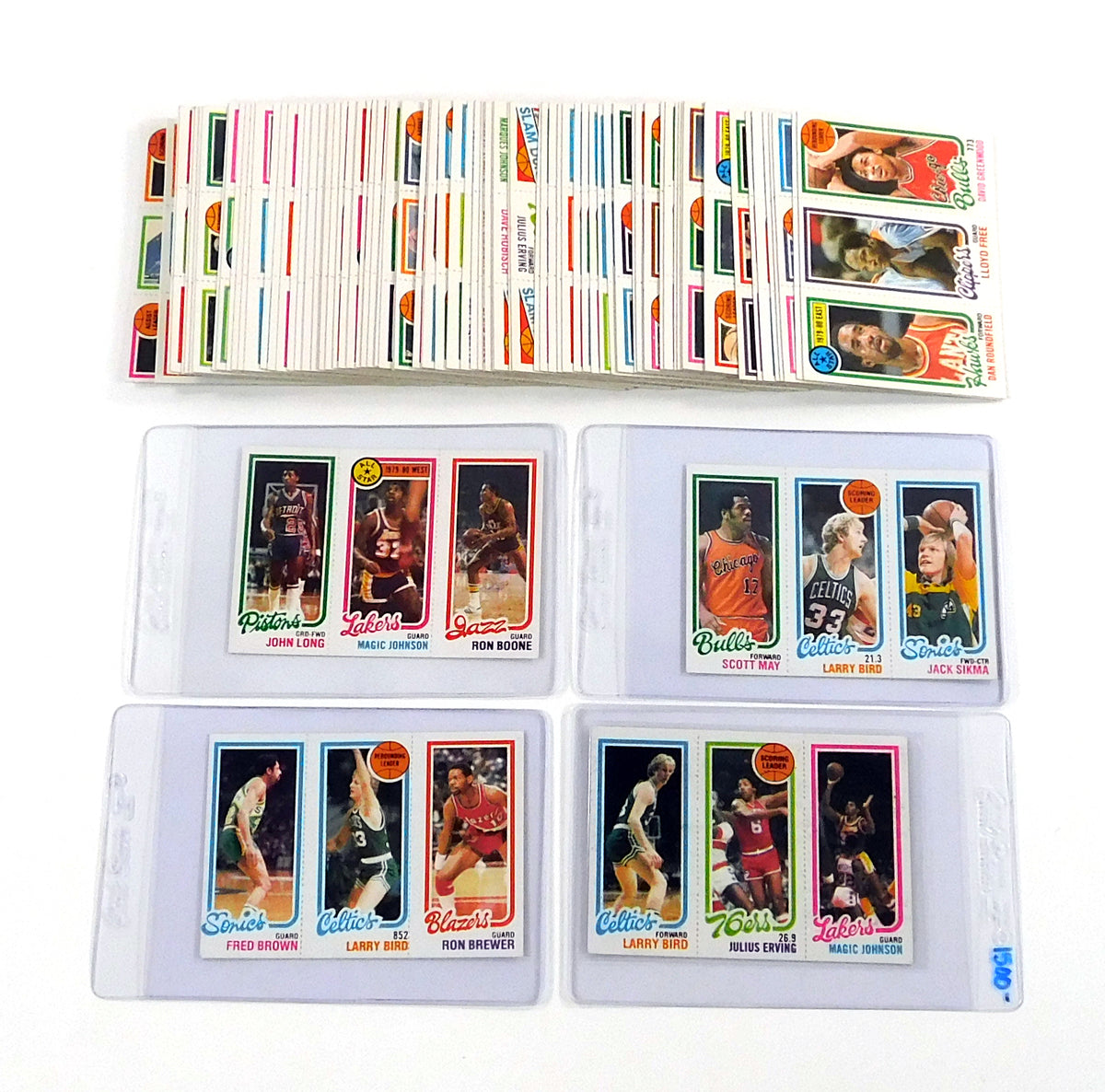1980-81 Topps Basketball Starter Set (86/176) Nm/Mt Bird Magic Rookies