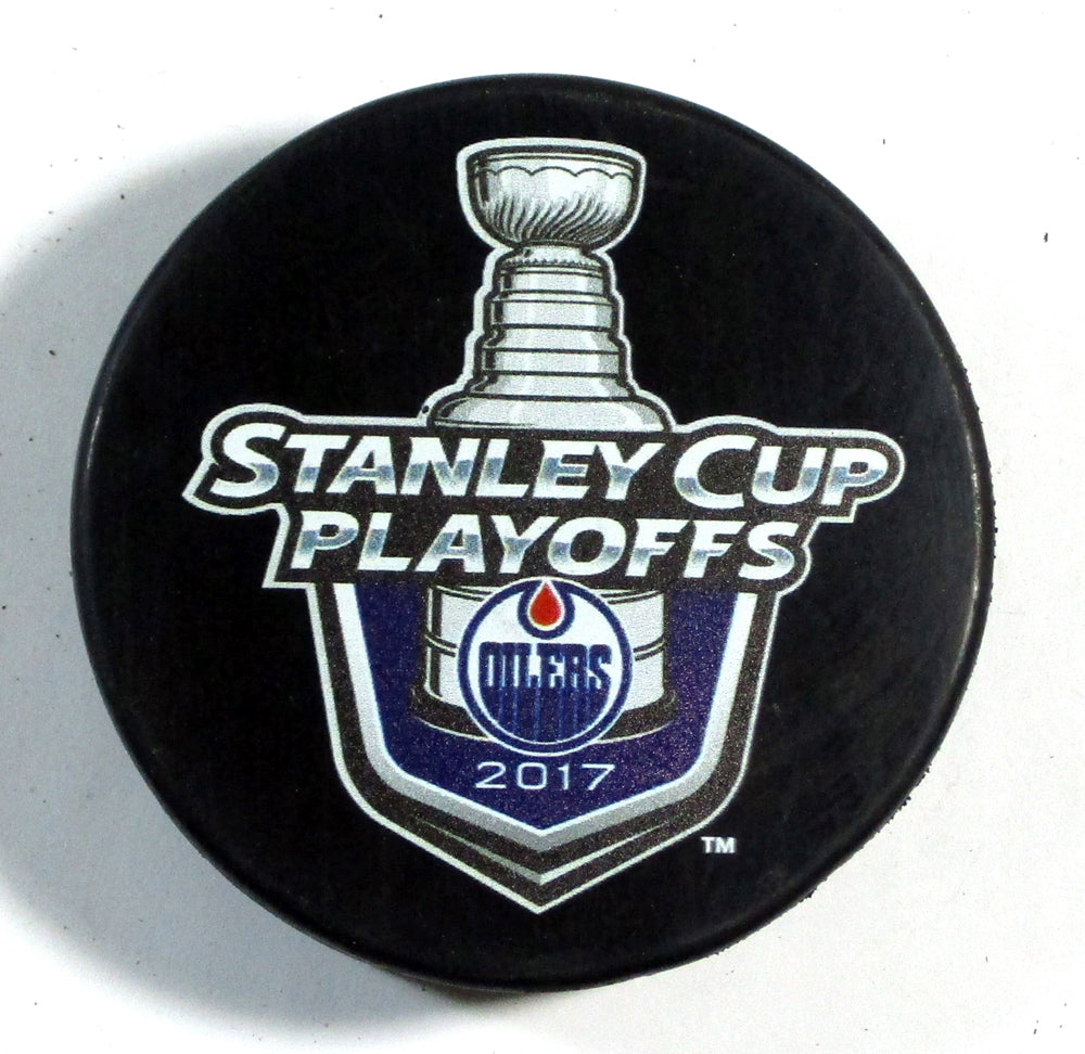 2017 Stanley Cup Playoffs Edmonton Oilers Logo Official NHL Hockey Puck