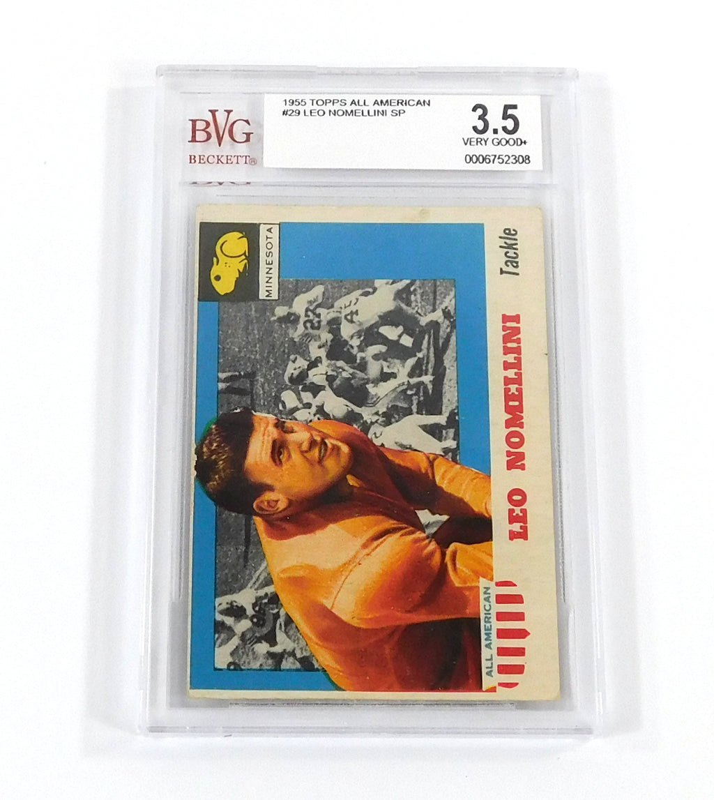 1955 Topps All-American Football Leo Nomellini SP #29 BVG 3.5 DF037677
