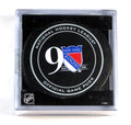 2016 New York Rangers 90th Anniversary NHL Official Game Puck Sealed New