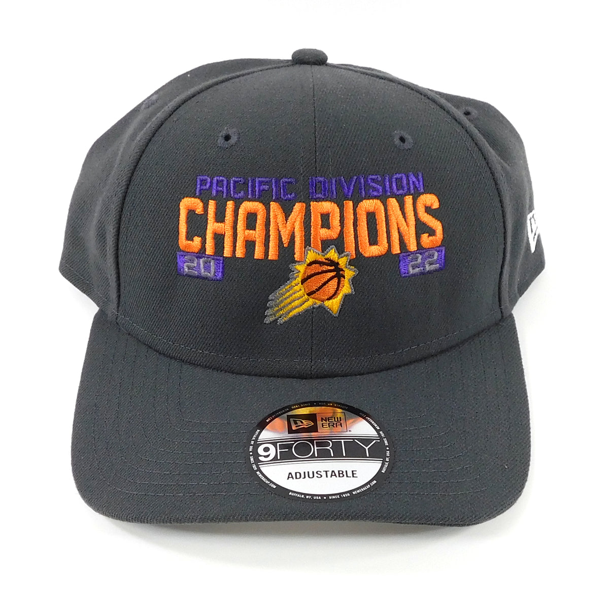 2021-22 Phoenix Suns Pacific Division Champs 9FORTY New Era Adjustable Hat NWT Pic2