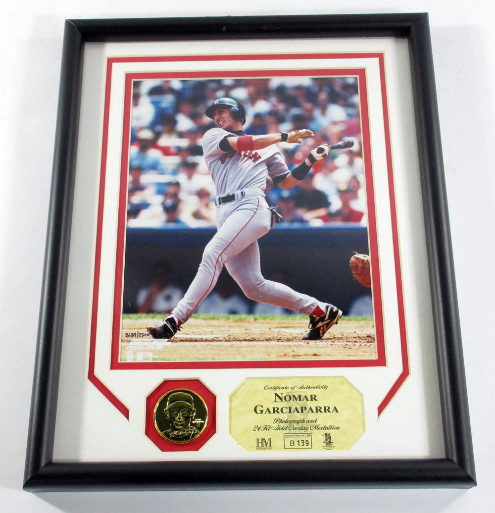 Nomar Garciaparra Framed Display with Photo and Coin Highland Mint DF024821