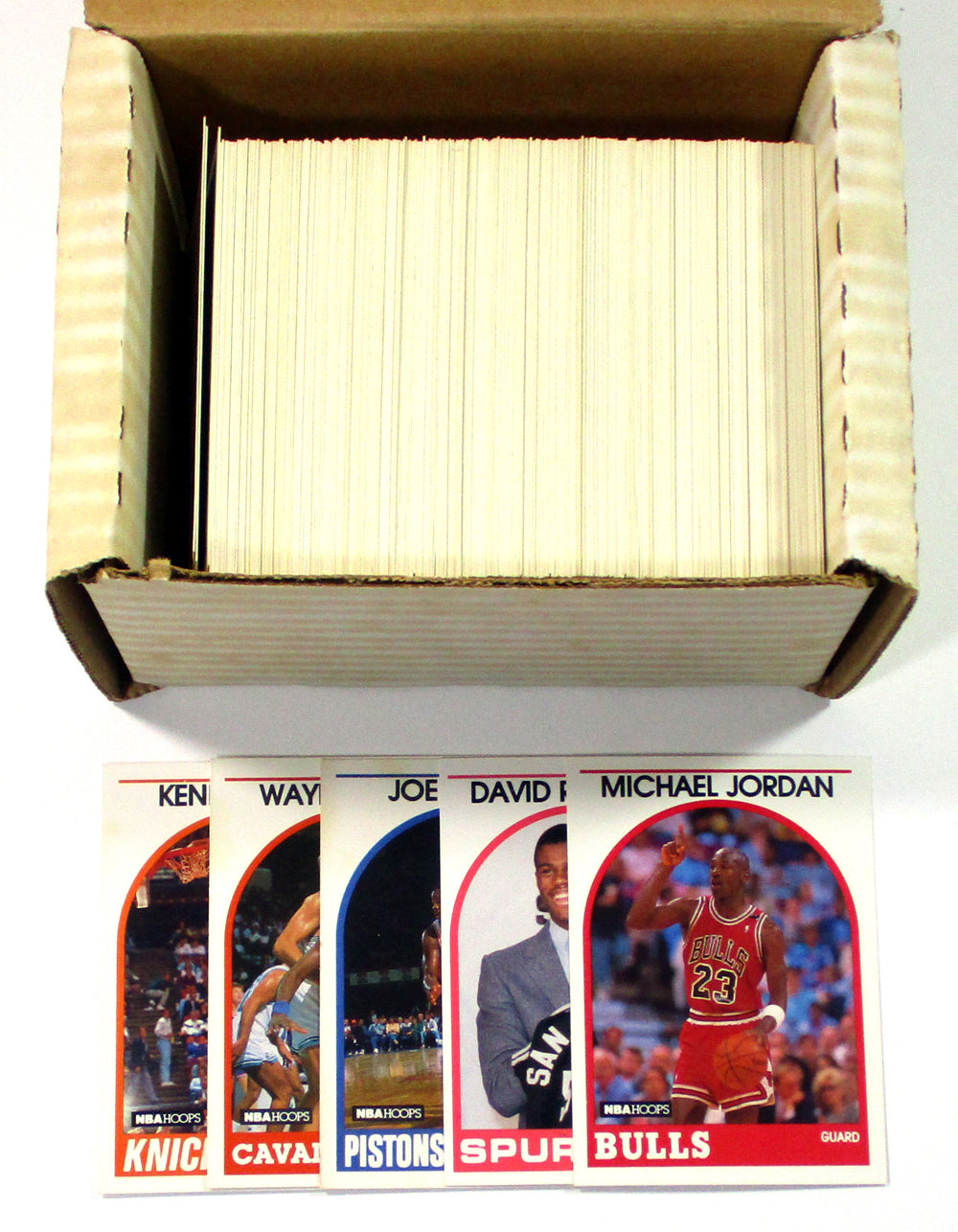 1989-90 Hoops Series 1 Basketball Set (1-300) Nm/Mt David Robinson SP RC Jordan