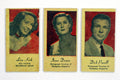 1945-49 Peerless Engrav-o-Tints Movie Stars Dick Powell Lisa Kirk Irene Dunne