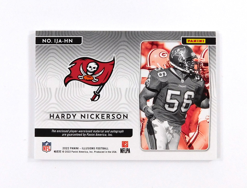 2022 Panini Illusions Immortalized Jersey Autographs Blue Hardy Nickerson 03/35 Pic2